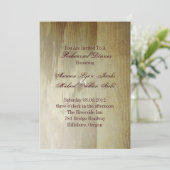 Invitation Dîner occidental de répétition de mariage de (Debout devant)