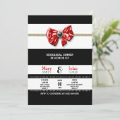 Invitation Diner partie PERSONNALISER (Debout devant)