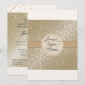 Invitation Dîner Quince Personnalisé (Devant / Derrière)