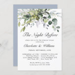 Invitation DÎNER Simplement Élégant Eucalyptus REHEARSAL<br><div class="desc">Créez l'invitation REHEARSAL DINNER parfait avec ce modèle "Aquarelle Eucalyptus Greenery". Ce design de haute qualité est facile à customiser pour correspondre à vos couleurs, styles et thèmes mariages. Pour plus de personnalisation, cliquez sur le lien "customiser plus" et utilisez notre outil de conception pour modifier ce modèle. Si vous...</div>