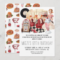 Diner Sock Hop Anniversaire des années 50