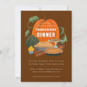 Invitation Dîner Thanksgiving (Devant)