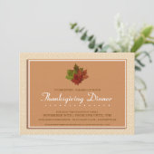 Invitation Dîner Thanksgiving (Debout devant)