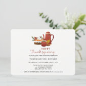 Invitation Dîner Thanksgiving (Debout devant)