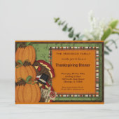 Invitation Dîner Thanksgiving (Debout devant)