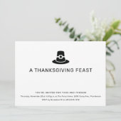 Invitation Dîner Thanksgiving (Debout devant)