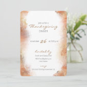 Invitation Dîner Thanksgiving (Debout devant)