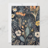 Invitation Dîner Thanksgiving Floral (Dos)