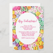 Invitation Dîner Valentine (Devant / Derrière)