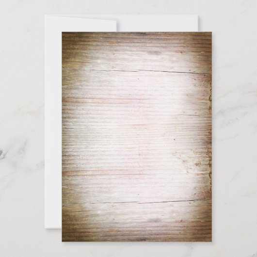 Invitation dîners de répétition rustique en fer à cheval (Dos)