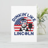Invitation Dinkin comme Lincoln (Debout devant)