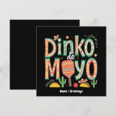 Invitation Dinko de Mayo Funny Cinco de Mayo Pickleball Pun (Devant / Derrière)