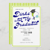 Invitation Dinks avec Graduate Pickleball Graduation (Devant / Derrière)