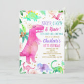 Invitation Dino Dino Anniversaire Fête Invit (Debout devant)