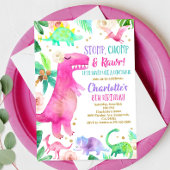 Invitation Dino Dino Anniversaire Fête Invit