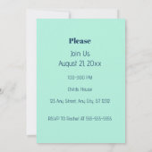 Invitation Dino fête ses 5 ans (Dos)