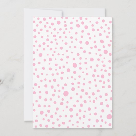 Invitation Dino Four Rose T-Rex Dinosaur 4e fête d'anniversai (Dos)