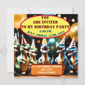 Invitation Dino Mighty II (Devant)