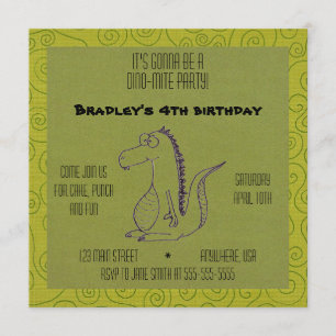 Invitation Dino-mite