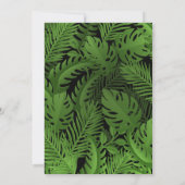 Invitation Dino Party jungle de mignons dinosaures (Dos)