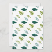 Invitation Dino Quatre Anniversaire Dinosaur Roar T-Rex 4e (Dos)