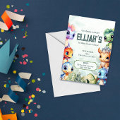 Invitation Dino Roar 1er anniversaire Bash