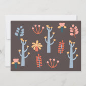 Invitation Dinos, rugissons anniversaires de enfants (Dos)