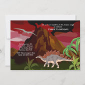 Invitation Dinosaur (Devant)