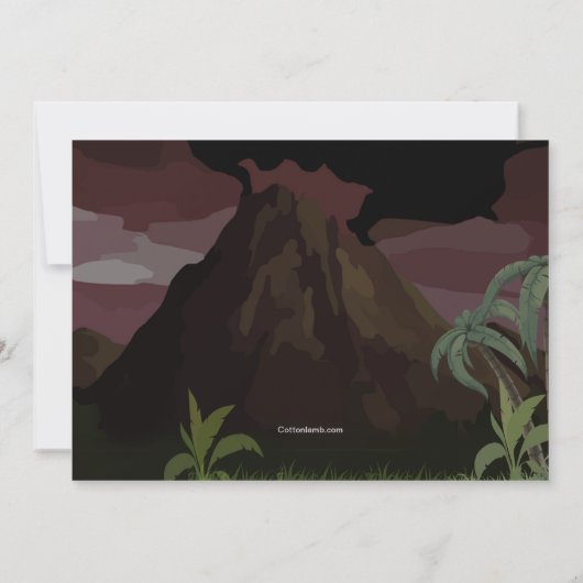 Invitation Dinosaur (Dos)