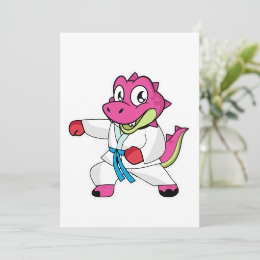 Invitation Dinosaur (Debout devant)