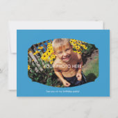 Invitation Dinosaur Anniversaire de Bash Costume Party (Dos)