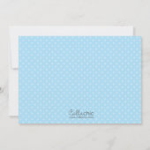 Invitation Dinosaur - Anniversaire de garçon / Bab (Dos)