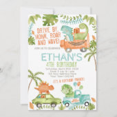 Invitation Dinosaur Anniversaire Parade (Devant)