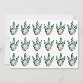 Invitation Dinosaur Aventure Boy's Birthday Party (Dos)