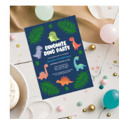 Invitation Dinosaur Dino | Première fête d'anniversaire