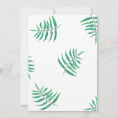 Invitation Dinosaur fête d'anniversaire | Rose T-Rex mignon (Dos)