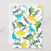 Invitation Dinosaur Fun Birthday Party, Boys Dino Mite (Dos)