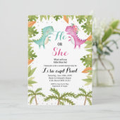 Invitation Dinosaur Genre Reveillez (Debout devant)