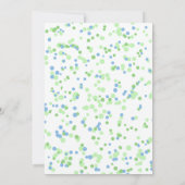 Invitation Dinosaur Parti Danse Drôle Amusant Jour d'annivers (Dos)