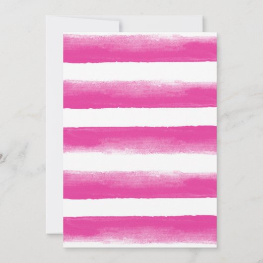 Invitation Dinosaur T-Rex Pool Party Fille rose Anniversaire (Dos)