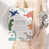 Invitation Dinosaur Thème Anniversaire