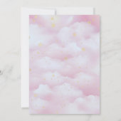 Invitation Dinosaur Trois Rex Girl rose 3e fête d'anniversair (Dos)