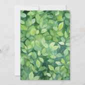 Invitation Dinosaur Trois Rex Vert Anniversaire (Dos)