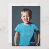 Invitation Dinosaur Troisième anniversaire photo à trois Rex (Dos)