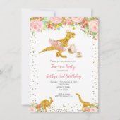 Invitation Dinosaur Tutu Tea-Rex Tutu (Devant)