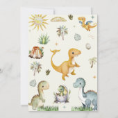 Invitation Dinosaur Two Rex Boy (Dos)