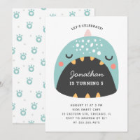 Dinosaure bleu. Dino amusant pour les enfants. Béb