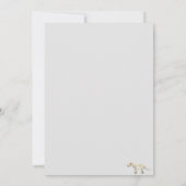 Invitation Dinosaure Boho Roaring Thème Anniversaire (Dos)