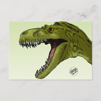 Invitation Dinosaure d'hurlement T-Rex par Geraldo Borges