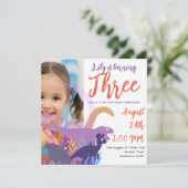 Invitation Dinosaure Dinosaure - Rar-some fête d'anniversaire (Debout devant)